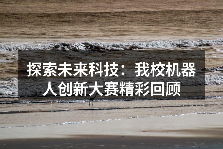 探索未来科技：我校机器人创新大赛精彩回顾